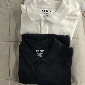 Izod kids performance shirts.